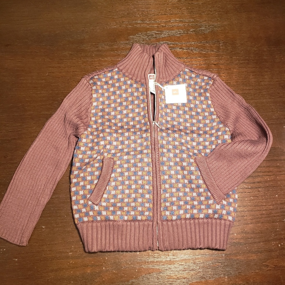 NWT Tea Collection zippered sweater jacket